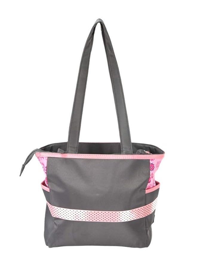 Mee Mee Nursing Diapers Bag |Adjustable Strap,Water&Stain Resistant BackPack |Spacious Bag With Multi Pockets for Keeping Milk Bottle With Diaper Changing Mat |All Baby Essentials In1 Bag (Grey) - Image 2