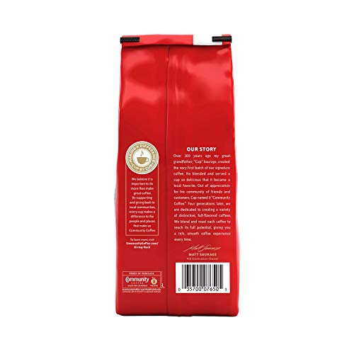 Community Coffee Cafe Special HalfCaff 32 Ounces Medium Dark Roast Ground Coffee 32 Ounce Bag Pack of 1 - Image 5