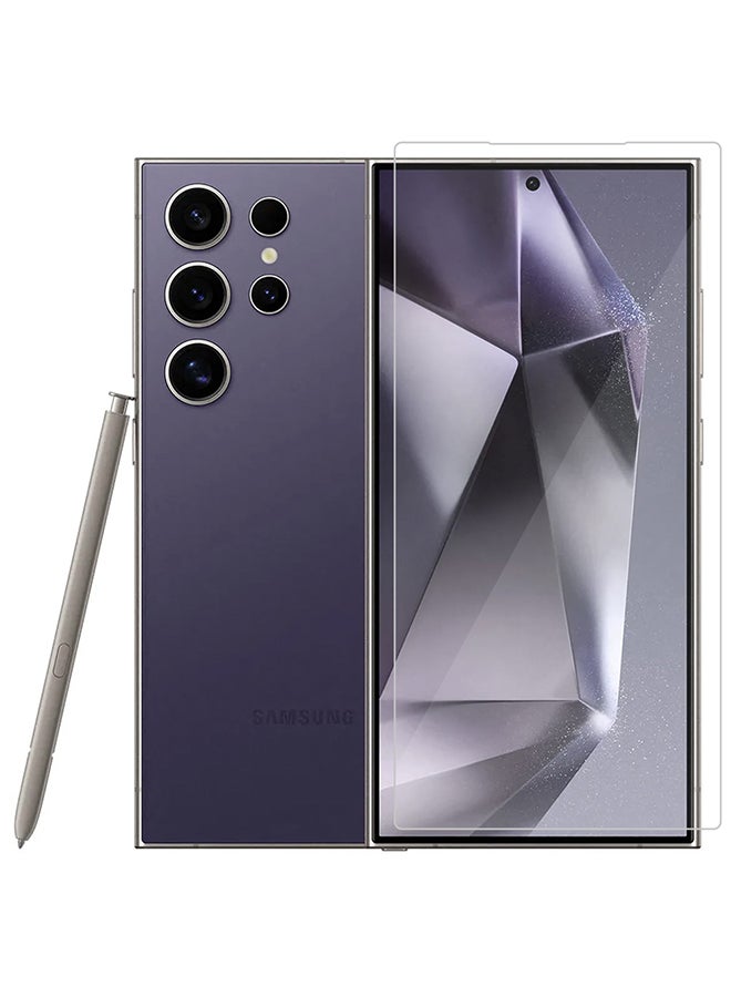 CATANES Samsung Galaxy S24 Ultra Screen Protector 9H Hardness HD Scratch Resistance Screen Protector UV Tempered Glass film UV Glue for UV Tempered Glass film - Image 2