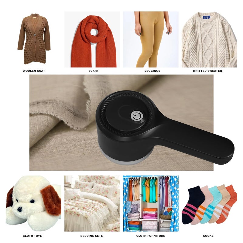 FWQPRA FWQPRA Lint Remover Rechargeable Fabric Brush for Woolen Sweaters Clothes Shirts Jackets Burr Remover with Quick Trimming Method Pill Remover from Carpets Curtains - Image 4