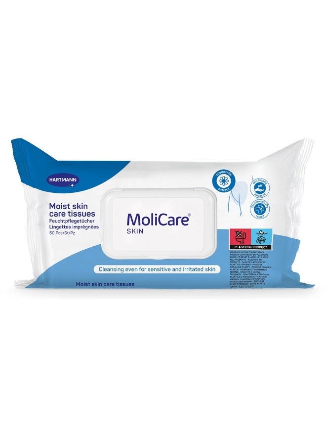 Hartmann MoliCare Moist Skin Care Adult Tissues, Pack of 50’s