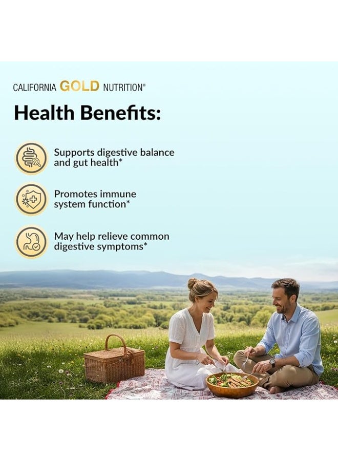 California Gold Nutrition LactoBif 30 Probiotic 30 Billion CFU 60 Veggie Capsules - Image 4