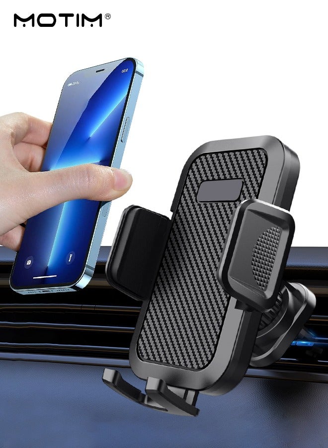 Motim Car Mobile Phone Holder for Air Vent, 360° Rotation Car Phone Holder Car Mount with Ultra Stable Hook, Anti Shake for iPhone 17/16/15/14/13/12 Series Galaxy S25/S24/S23 and Most Phones - Image 1