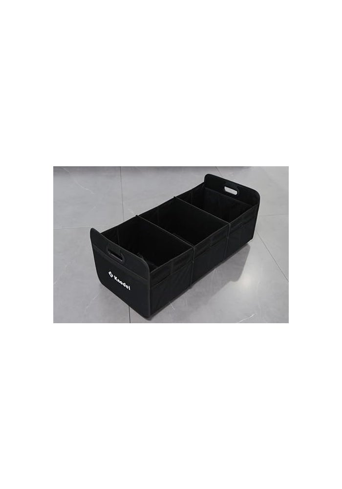 Large Car Trunk Organizer - Foldable with 3 Compartments - Image 4