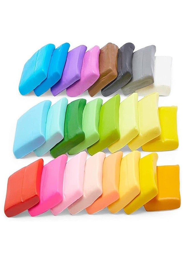 Bright Creations 24 Colors Polymer Clay, Oven Bake Modeling for DIY Crafts - Image 1