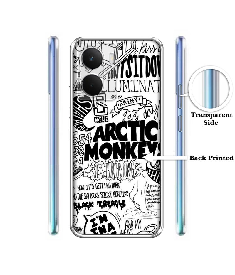 Casotec Arctic Monkeys Pattern Design Printed Silicon Soft TPU Back Case Cover for Realme P3 5G - Image 2