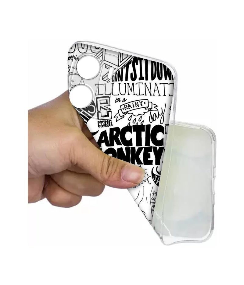 Casotec Arctic Monkeys Pattern Design Printed Silicon Soft TPU Back Case Cover for Realme P3 5G - Image 4