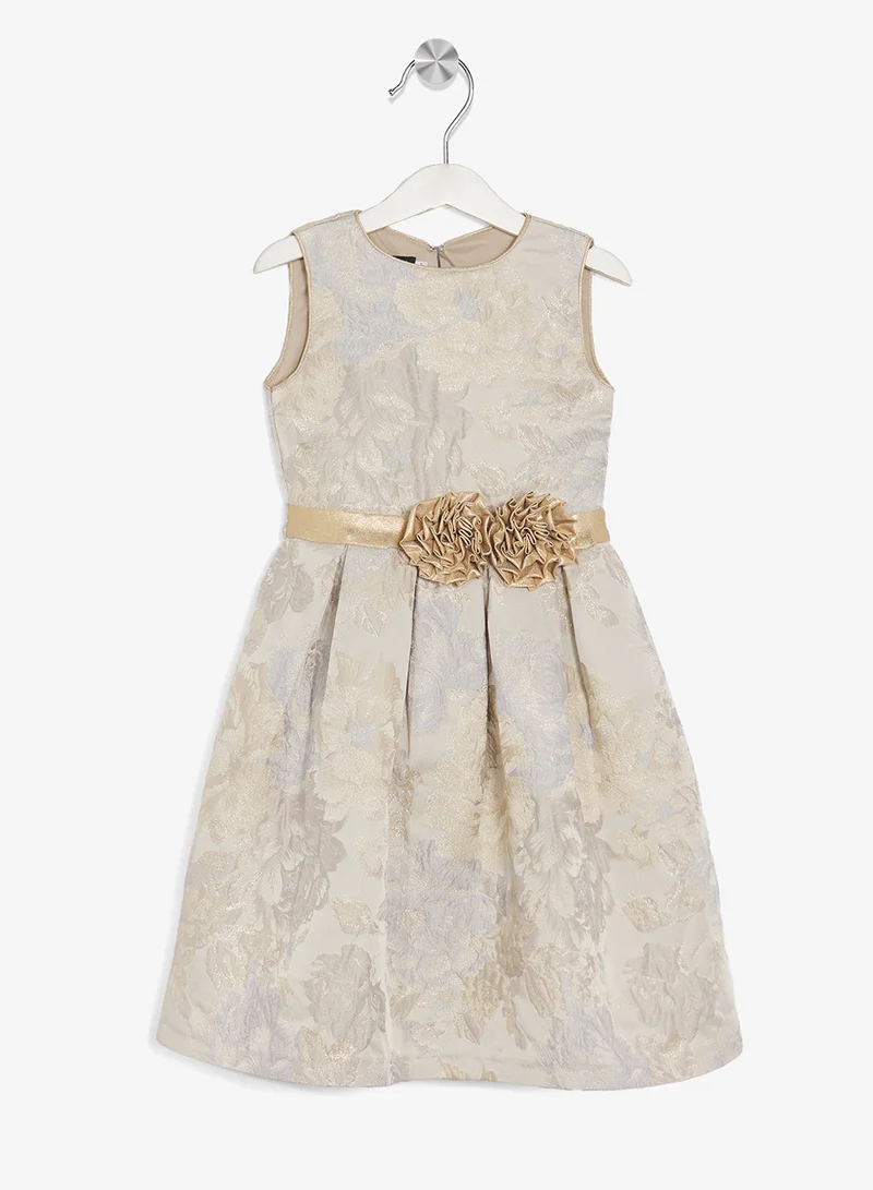 Little Golden Apple Little Belted Dress