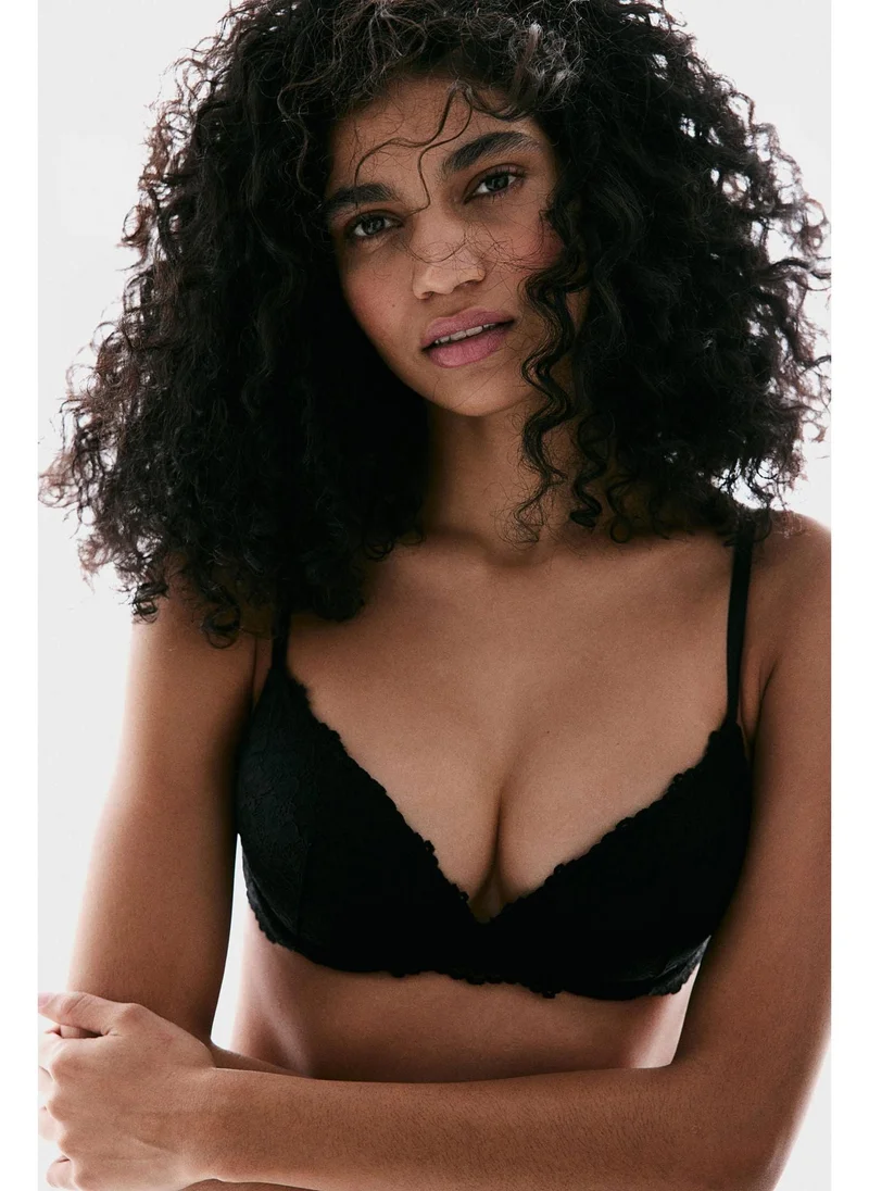 اتش اند ام Lace super push-up bra