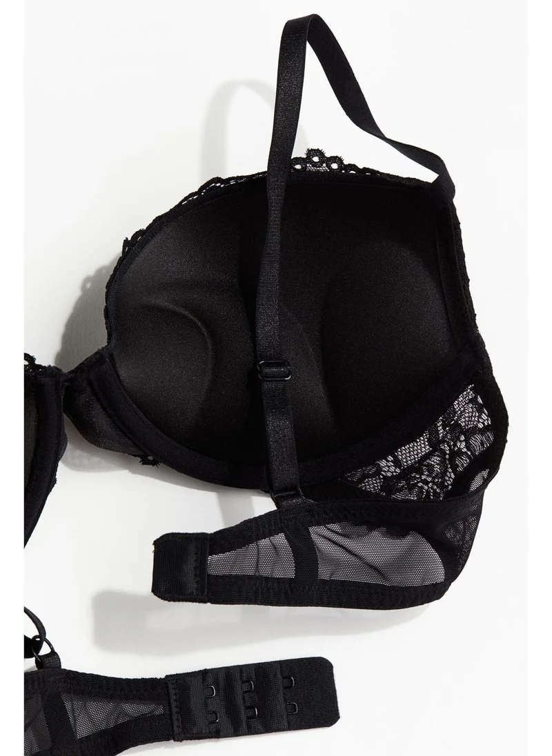 H&M Lace super push-up bra