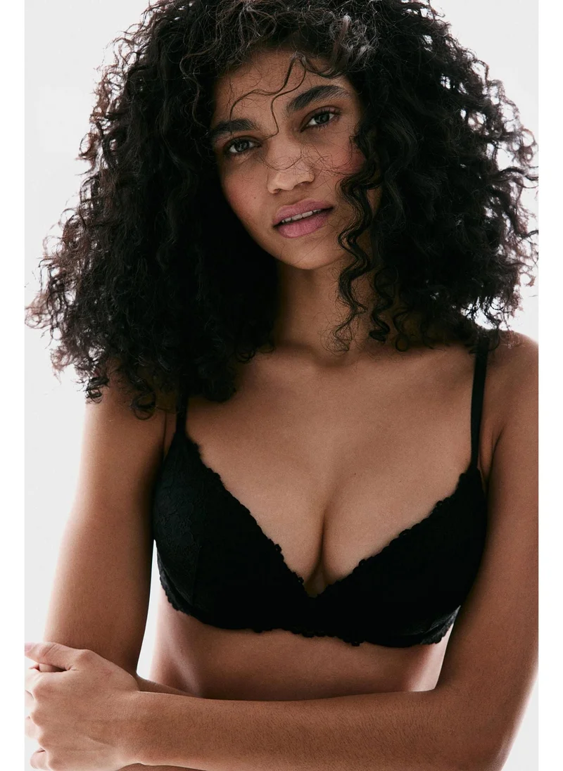 H&M Lace super push-up bra