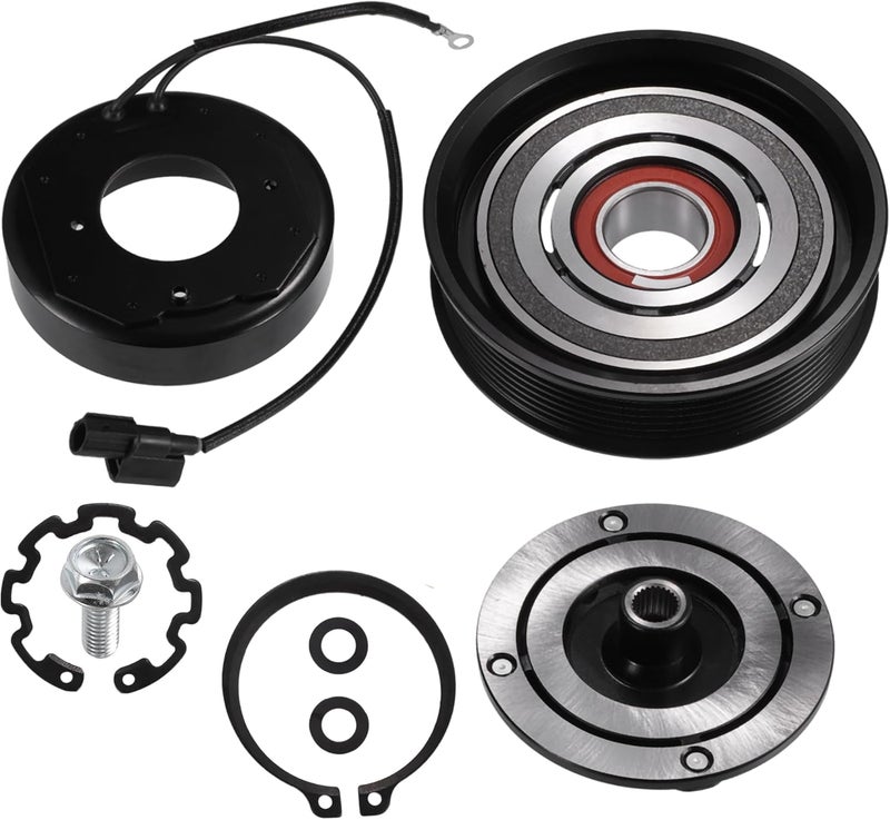 uxcell AC Compressor Clutch A/C Clutch Pulley Coil Set for Honda Accord 2013-2017 2.4L - Image 1