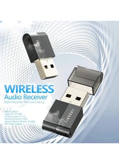 Generic EARLDOM M90 USB Wireless Audio Adapter Bluetooth 5.0 Audio Receiver Transmitter for Car, Computer  - Image 2
