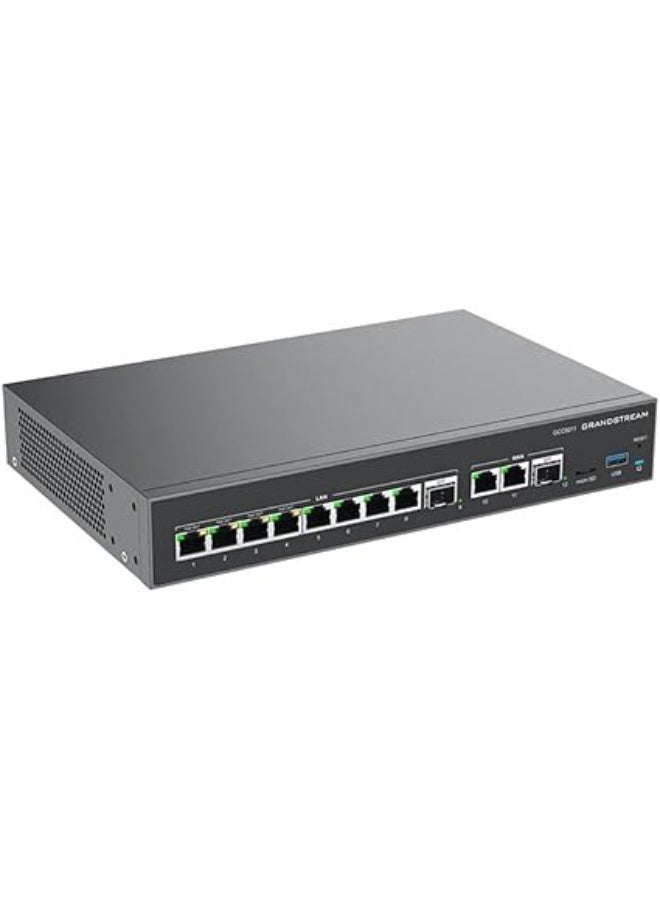 Grandstream Built-in IPPBX (10 Users, 4 Concurrent Calls) + Enterprise-Grade Firewall + VPN Router + 2 x 2.5 Gb, 10 x GigE Network Switch GS-GCC6011 - Image 3