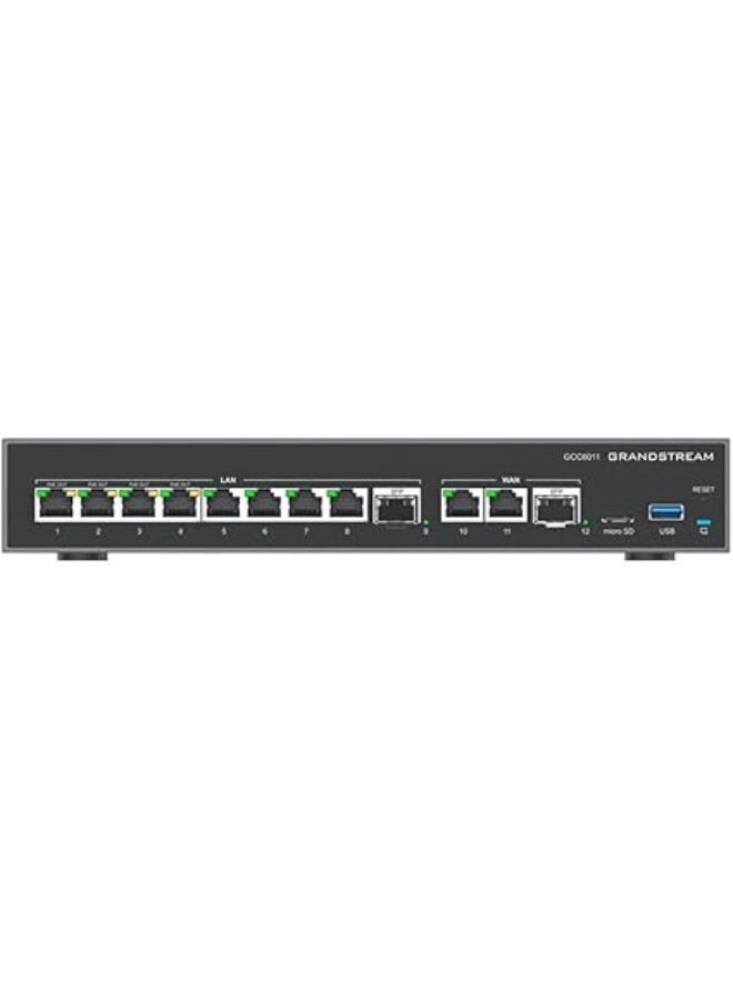 Grandstream Built-in IPPBX (10 Users, 4 Concurrent Calls) + Enterprise-Grade Firewall + VPN Router + 2 x 2.5 Gb, 10 x GigE Network Switch GS-GCC6011 - Image 4