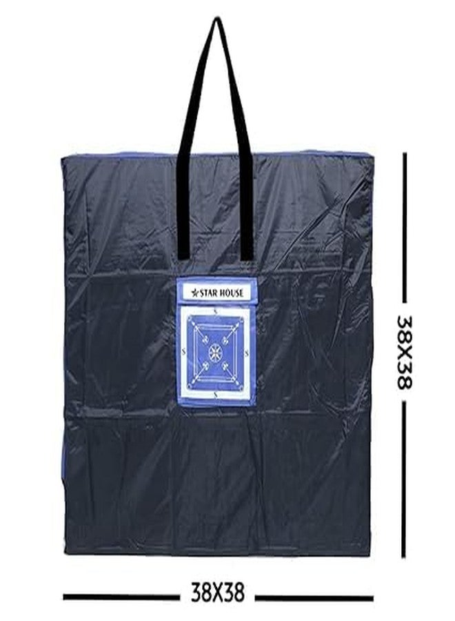 Star House Carrom Board Cover, Heavy-Duty Storage Bag black carrom cover38 - Image 2