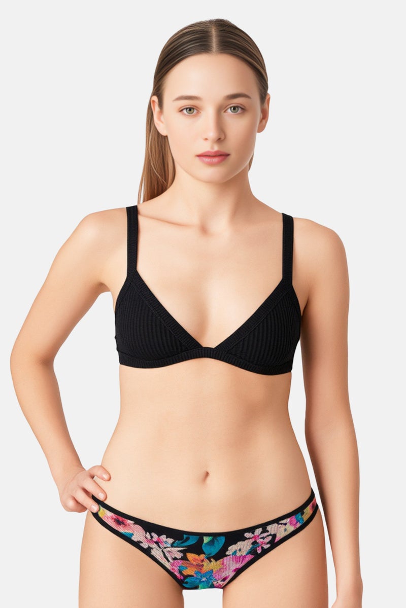 RIP CURL Women  Floral Print Bikini Bottom, Multicolor - Image 1