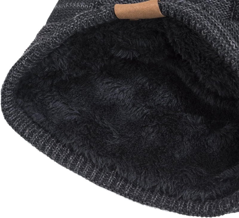 REDESS Beanie Hat for Men and Women Winter Warm Hats Knit Slouchy Thick Skull Cap - Image 3