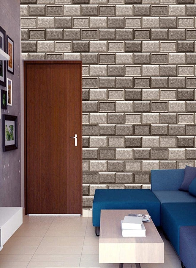 DECOR PRODUCTION Self Adhesive Wallpaper Wall Sticker for Home Decor, Living Room, Bedroom, Hall, Kids Room, Play Room(wallpaper-82-pt04, 10sq.ft) - Image 2