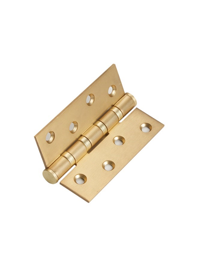 Butterfly Hinges – Heavy Duty Stainless Steel, 102x76x3 mm , Coated, Anti-Corrosion, Smooth Operation, 5-Year Warranty – Ideal for Doors, Cabinets, Furniture – (Brushed Red Brass)