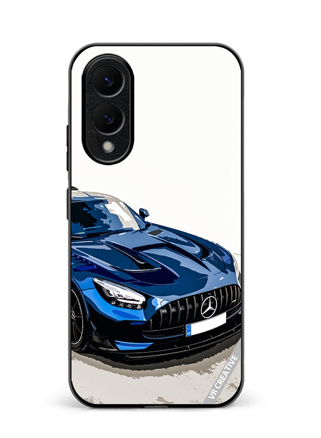 VR CREATIVE Protective Case Cover For Samsung Galaxy S25 Edge Mercedes Design Multicolour