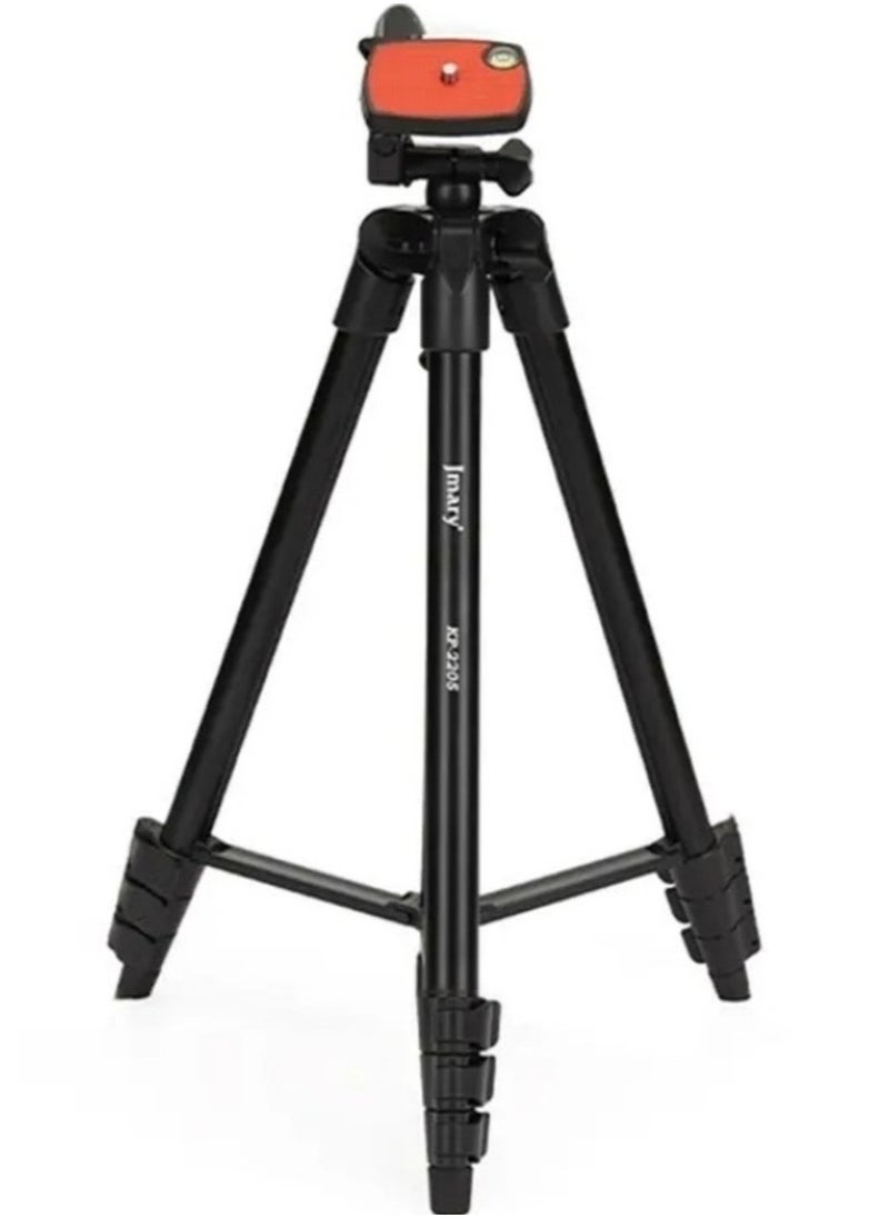 Jmary JMARY KP2205 Travel Tripod Mobile Phone Holder Telescopic Camera Mount Tripod Stand  - Image 1