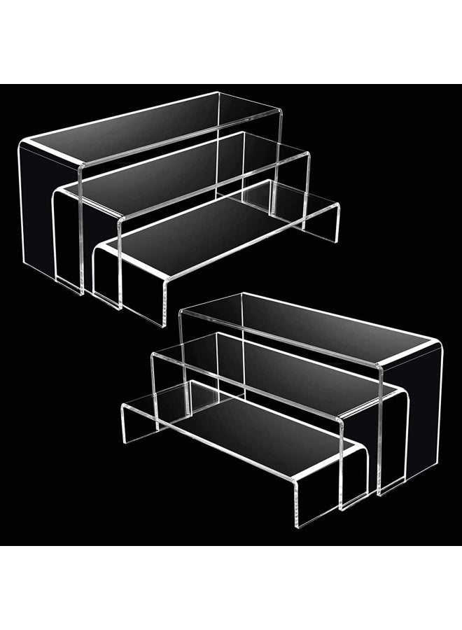 Acrylic Risers Display Clear Showcase Shelf Figures Buffets Cupcakes Jewelry Display Stands for Table Decorations - Image 4