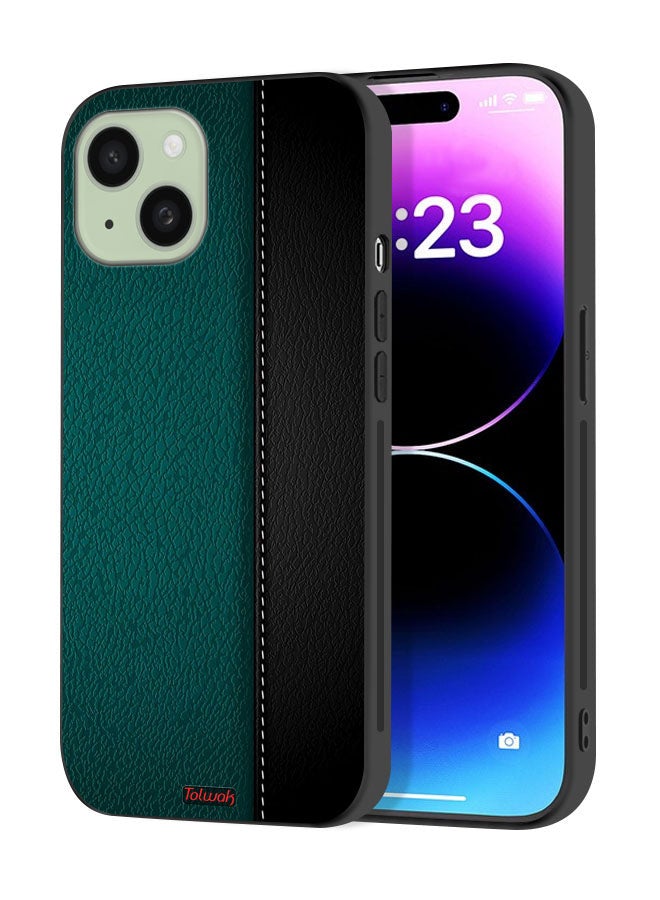 Tolwak غطاء حماية جلدي بنمط لهاتف Apple iPhone 15 Plus - Image 1