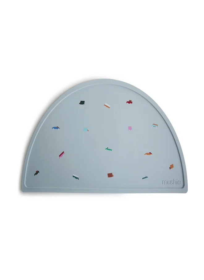 mushie Silicone Baby Place Mat - Retro Cars