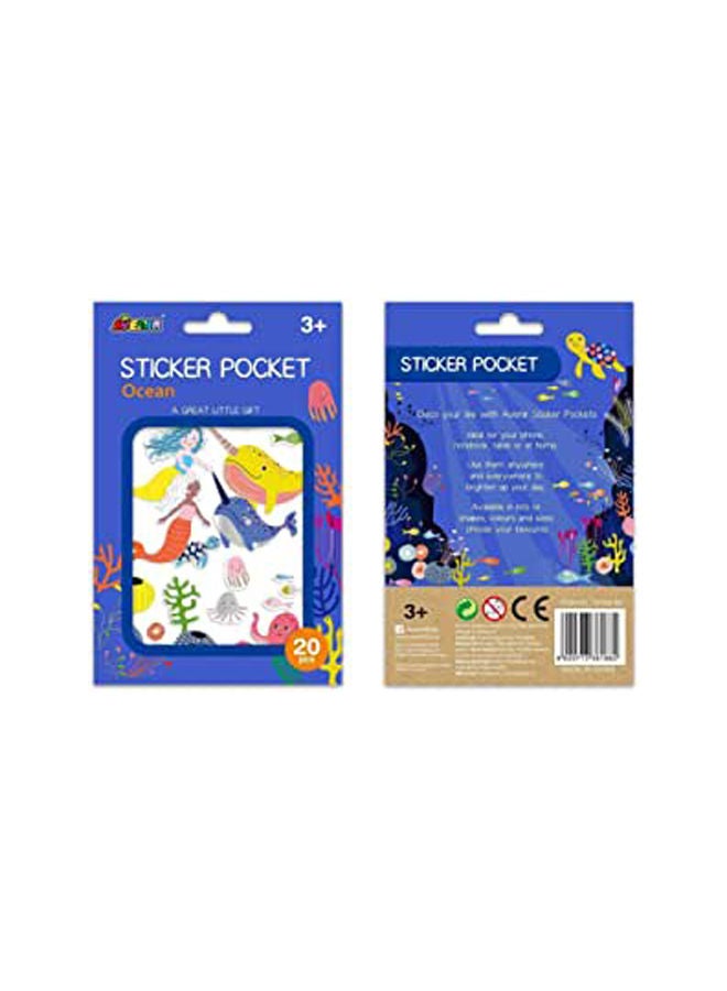 Avenir - Sticker Pocket - Ocean