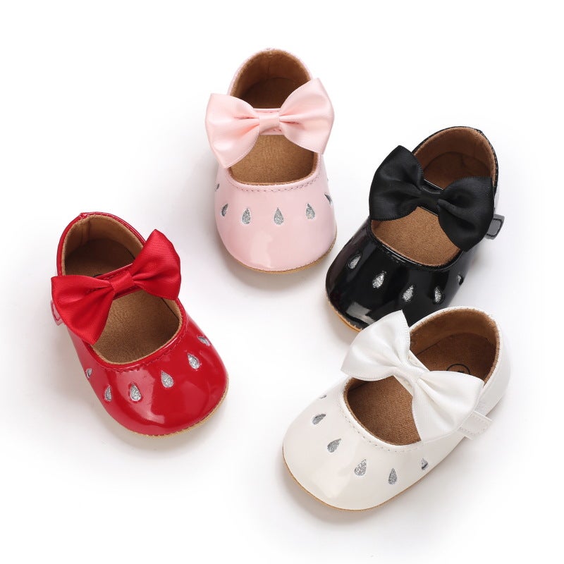 Baby Shoes Spring Breathable 0-1 Year Old Female Baby Shoes Hook And Loop Soft Rubber Soles Toddler Shoes A Generation Of Hair - Image 4