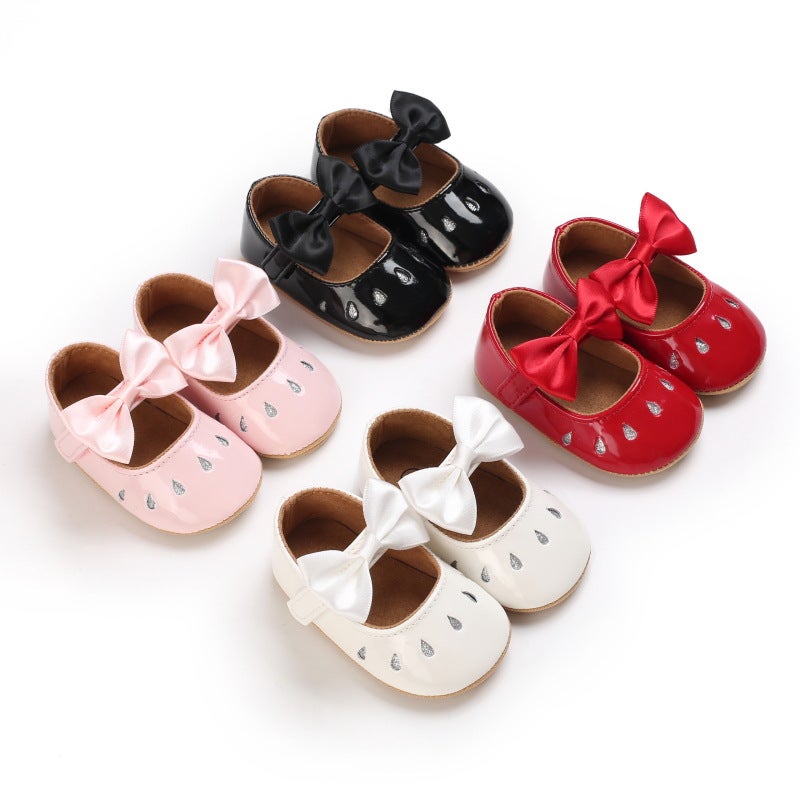 Baby Shoes Spring Breathable 0-1 Year Old Female Baby Shoes Hook And Loop Soft Rubber Soles Toddler Shoes A Generation Of Hair - Image 5