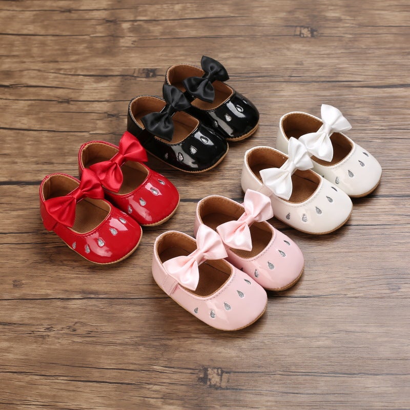 Baby Shoes Spring Breathable 0-1 Year Old Female Baby Shoes Hook And Loop Soft Rubber Soles Toddler Shoes A Generation Of Hair - Image 3