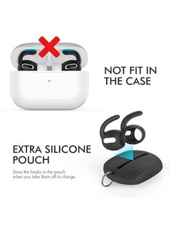 3 Pairs Ear Hooks Covers For Airpods Pro Added Storage Pouch Anti Slip Ear Tips Compatible With Airpods Pro Black - pzsku/Z007F9AB4239FC4C3D399Z/45/_/1740929660/0ec529af-ad1d-4569-bfd7-798742c49077