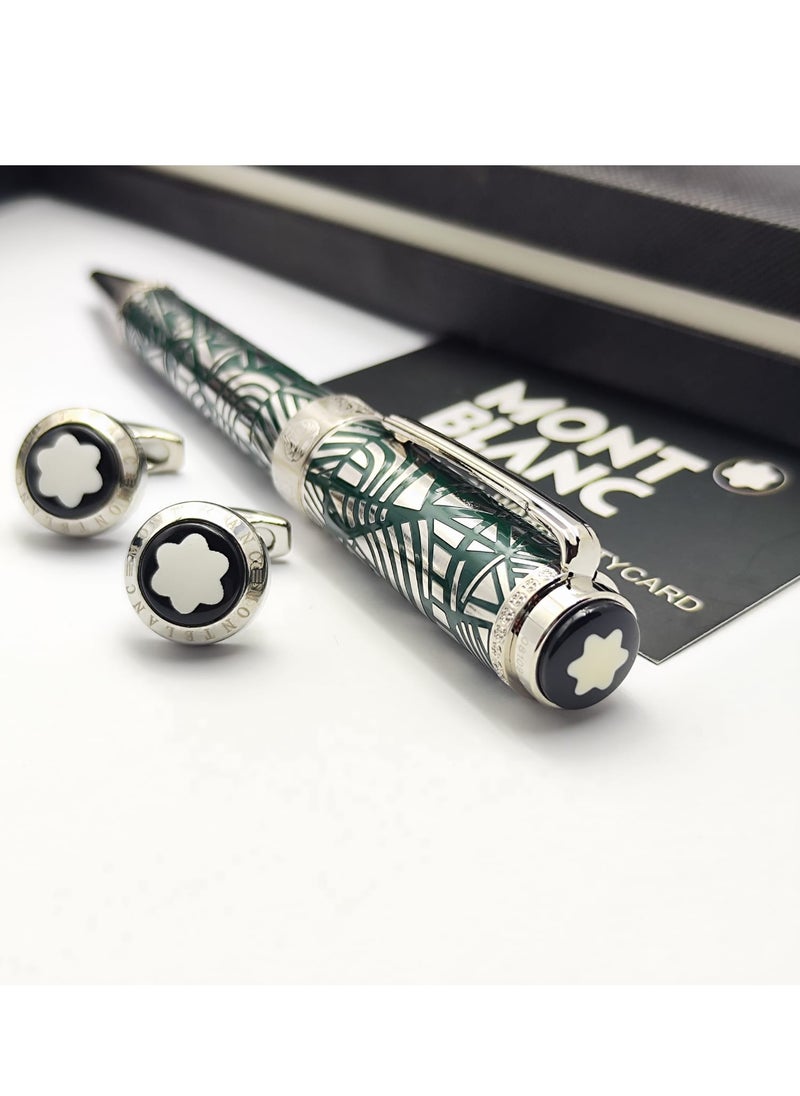 Mont Blanc Mont Blanc pen and cufflink  Estelle Estelle  New latest version  Mont Blanc   💎 ⚡️First class 