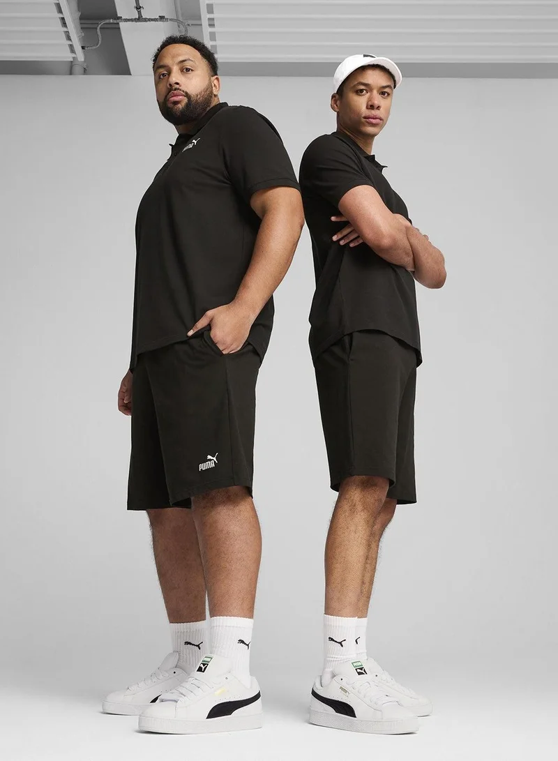 PUMA puma black 10" Essential Logo Shorts for Men | Best Price UAE