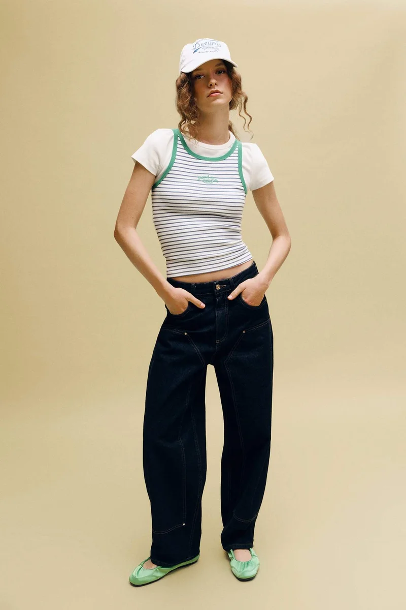 DeFacto Slim Fit Camisole Halter Collar Tank Top