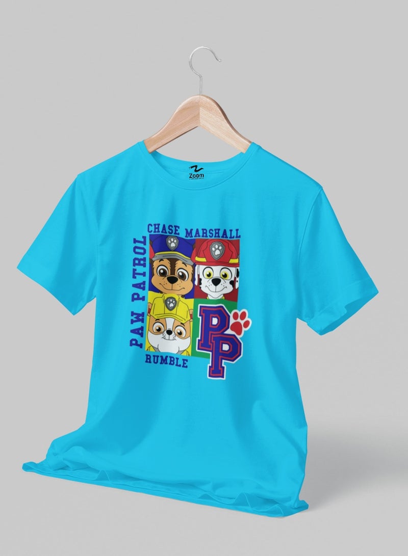 ZOOM PAW PATROL CHASE, MARSHALL, AND RUMBLE T-SHIRT DESIGN KIDS