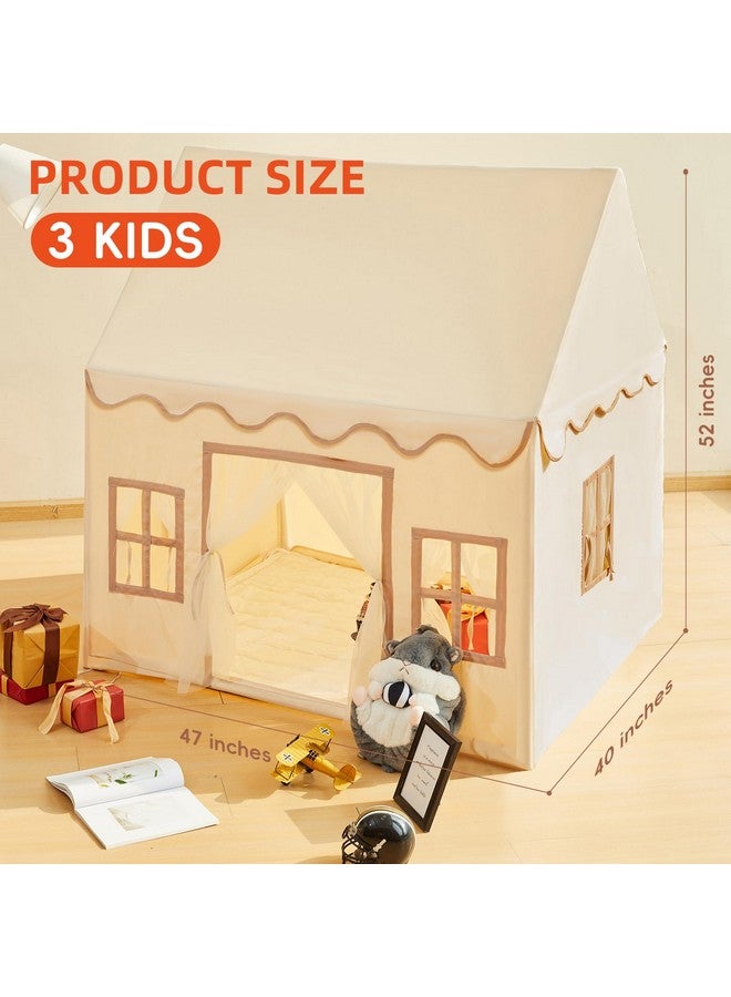 Rongfa Playhouse Play Tent For Kidsportable With Padded Mat Star Lights Carry Bag Kids Play Tent Indoor & Outdoor Washable Kids Play House For Toddler - Image 4