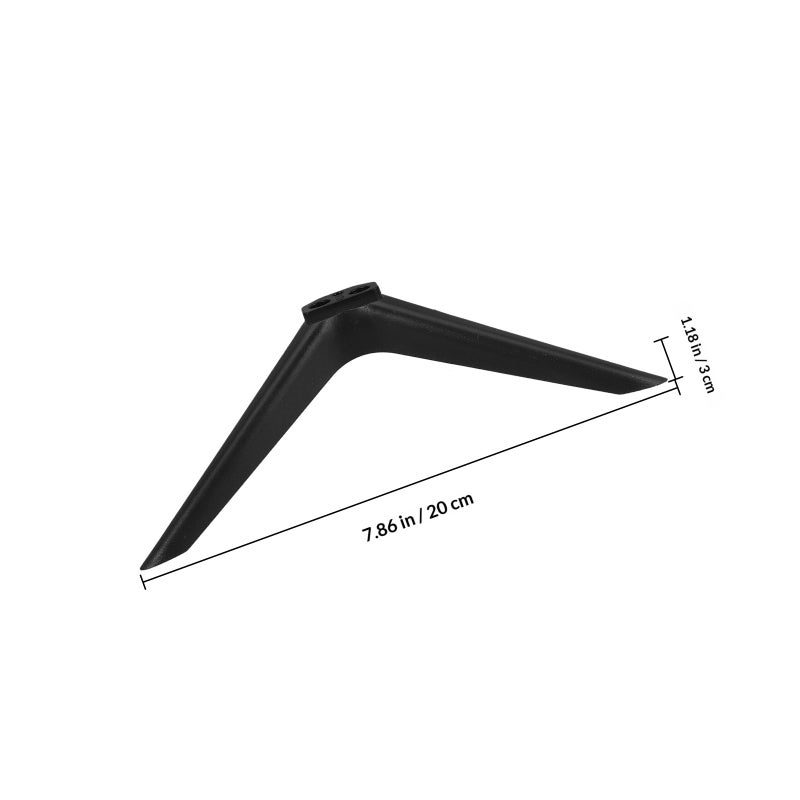 2pcs Universal TV Stand Base with Screws Small TV Bracket Bedroom or Living Room Freestanding TV Holder Stand for Tabletop Use for 37-43 Inches TV Display and Entertainment - Image 2