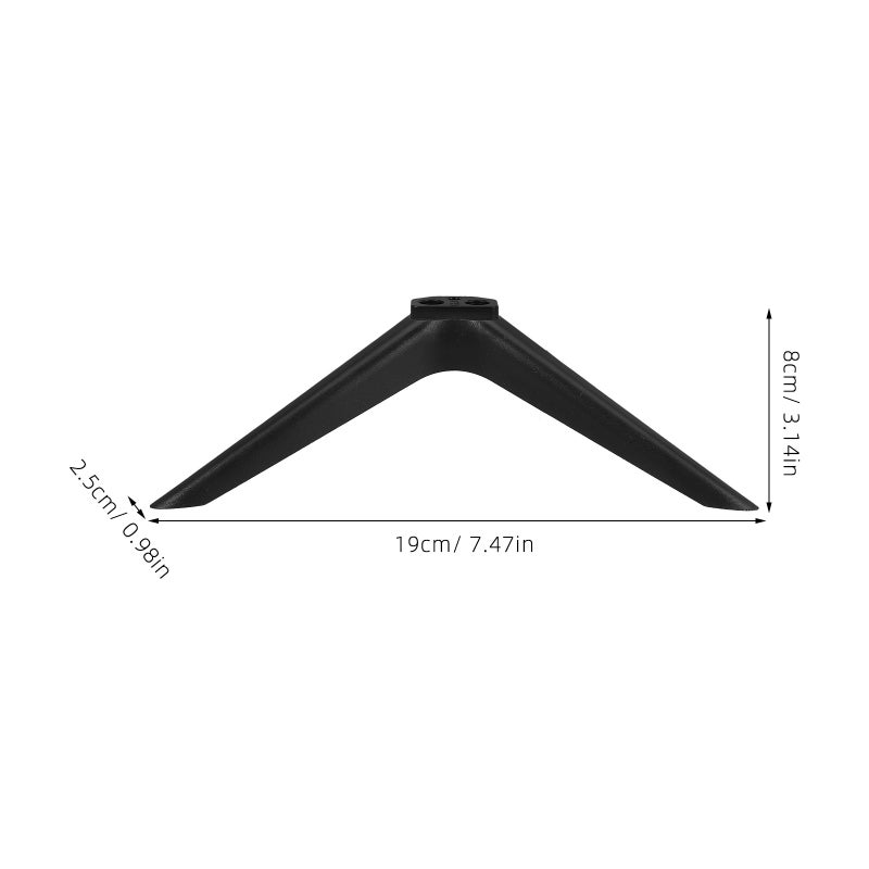 2pcs Universal TV Stand Base with Screws Small TV Bracket Bedroom or Living Room Freestanding TV Holder Stand for Tabletop Use for 37-43 Inches TV Display and Entertainment - Image 4