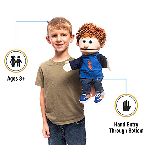 سيلي بابتس 14 "" Tommy Peach Boy Hand Puppet - Image 2