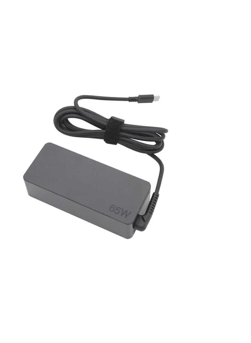 Terabyte ThinkPad Laptop Charger 65W USB Type-C AC Power Adapter for X1 Carbon 2017 2018,T580 E580 X280 E485 A485 T480S,Yoga 920 720 730 L380,New S1 S2 2018, L480 L580,ADLX65YDC2A Black - Image 4