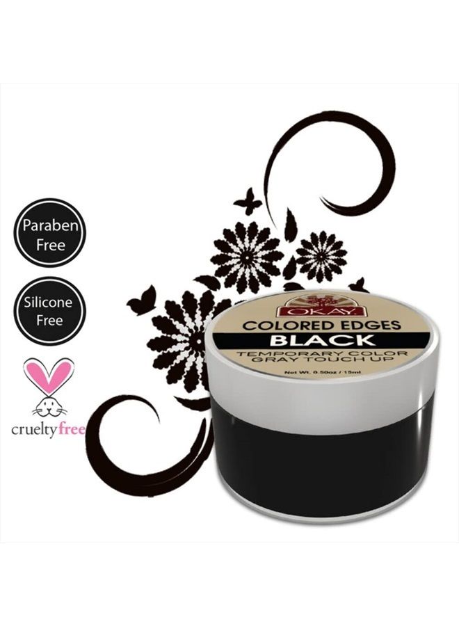 OKAY COLORED EDGES BLACK .5oz / 15ml - Image 4