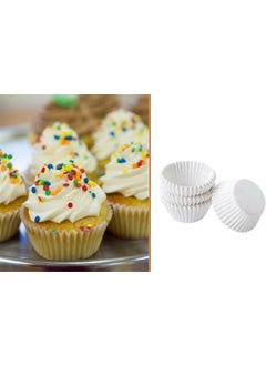 Afili Home Muffin Cupcake White Paper Capsule 12  - Image 3