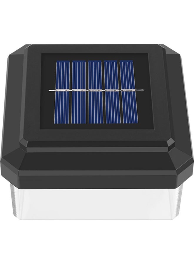 Generic Solar Powered Post Cap Light Black/Clear - Image 1