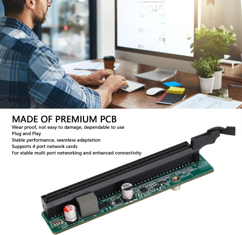 Yechiry PCIE16 Riser Card, PCI Express 16x Expansion Graphic Card Replacement for Workstation M90q M950q Tiny8 P3, with FRU5C50W00910, Ideal for Computer Upgrades - Image 4