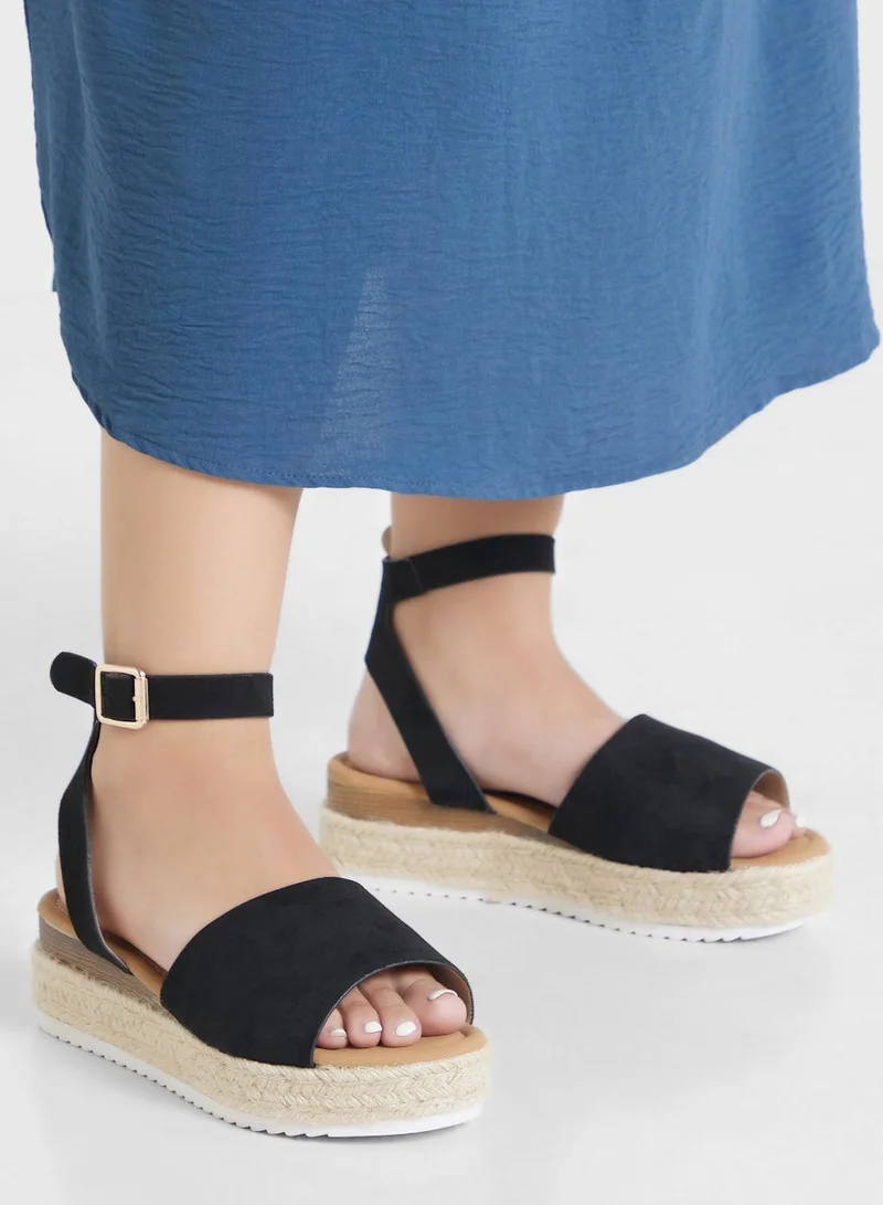 Truffle Flatform Espadrille Wedge Sandal