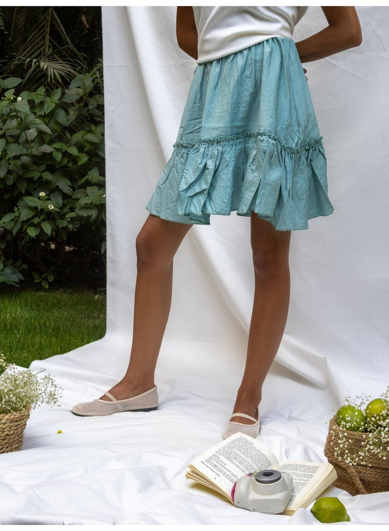 Pavo Mint Caroline Skirt - Image 2