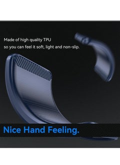 Wtech Soft Silicone Brushed Texture Protective Case Cover For Huawei Pura 70 5G 2024 Navy Blue  - Image 4